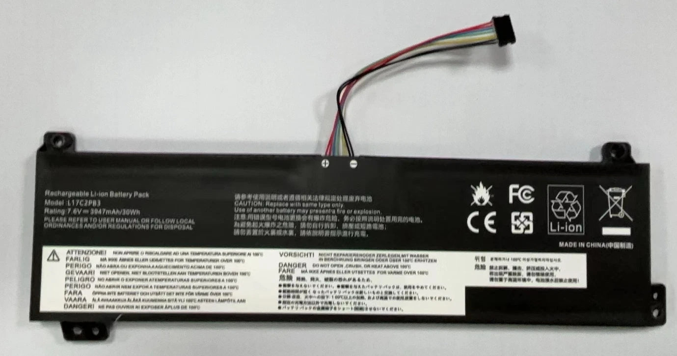 Battery L17C2PB3 L17L2PB3 For Lenovo V130-15IGM V130-15IKB V330-15IKB V130-15IGM