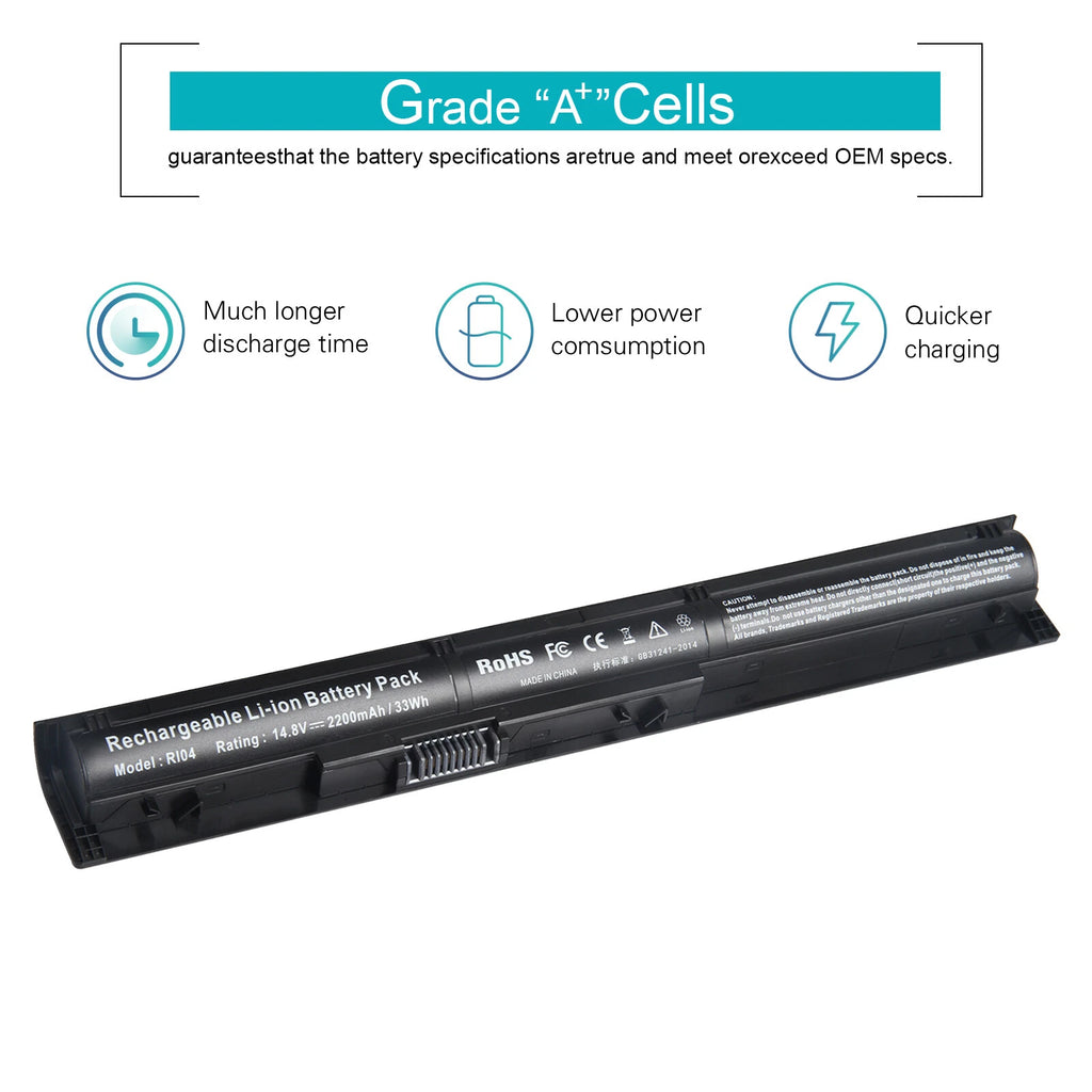 LOT RI04 Battery for HP ProBook 450 455 470 G3 HSTNN-PB6Q 805047-851 RI06XL