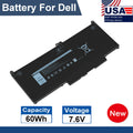 Replace MXV9V Battery For Dell Latitude 5300 5310 7400 E5310 829MX 5VC2M 60Wh