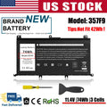 74Wh 11.4V Battery For Dell Inspiron 15 5000 Series 5576 5577 7566 7559 357F9 US