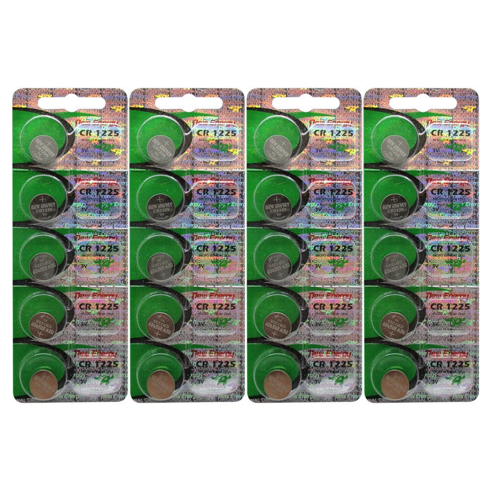 20PC New Energy CR1225 Lithium Coin Battery
