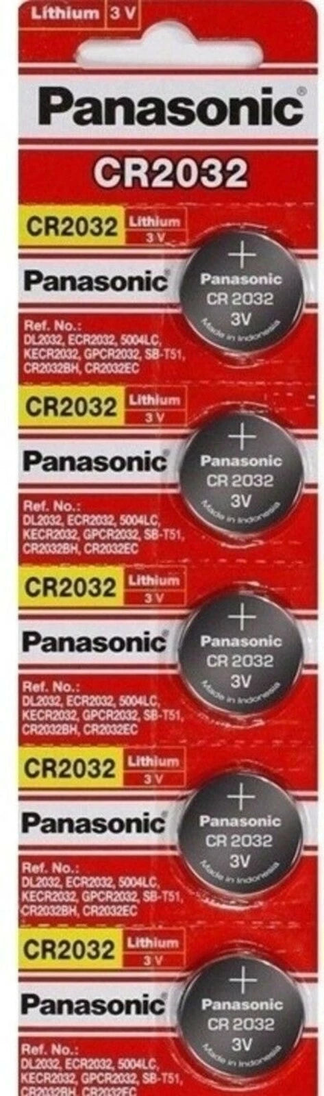 14 x SUPER FRESH Panasonic ECR2032 CR2032 Lithium Battery 3V Coin Cell Exp. 2028