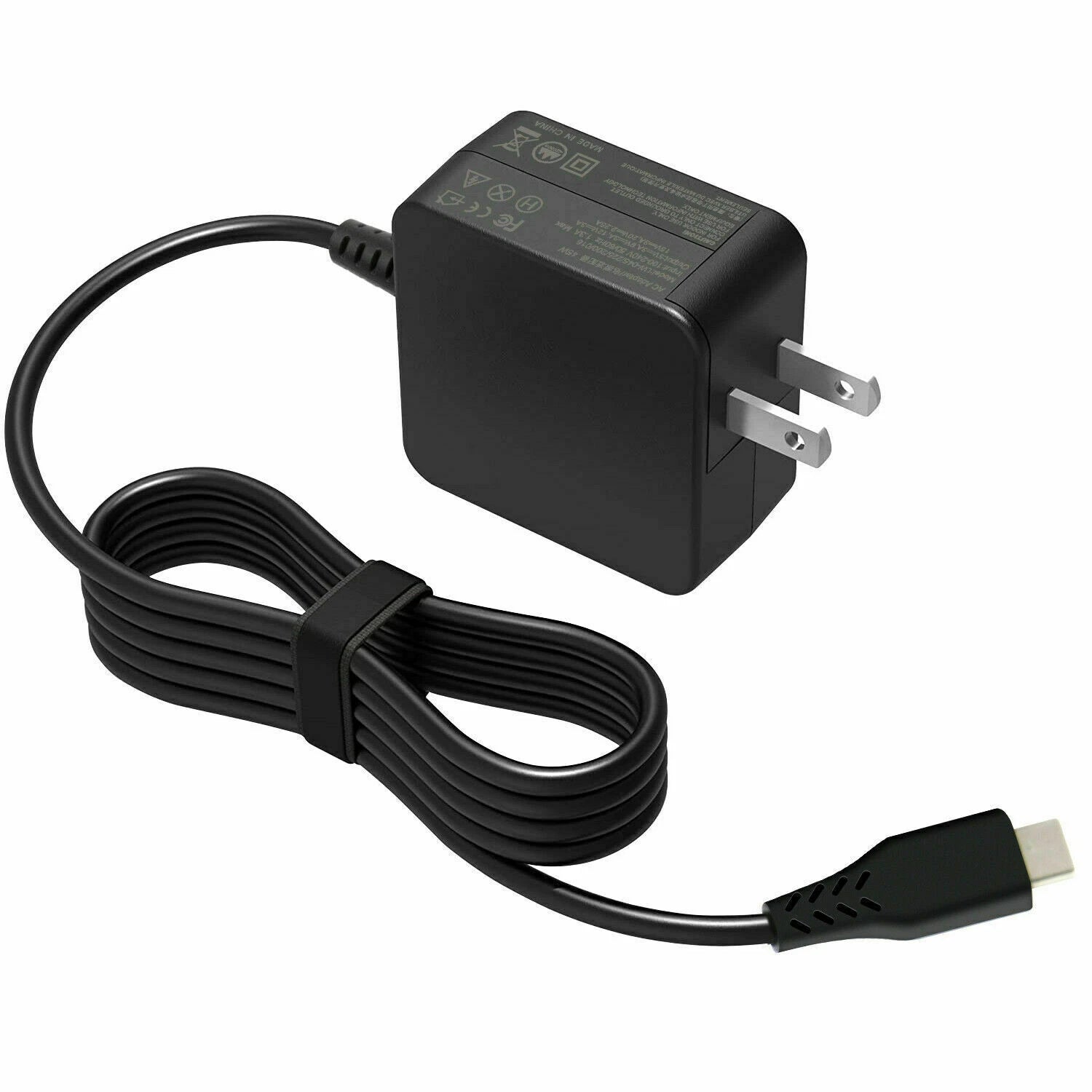 45W USB C Type C AC Adapter Charger LA45NM150 for Dell XPS 13 9365 9370 9380 US