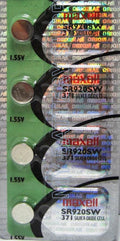 Maxell 371 Button Cell 1.55V Batteries 4 Pcs