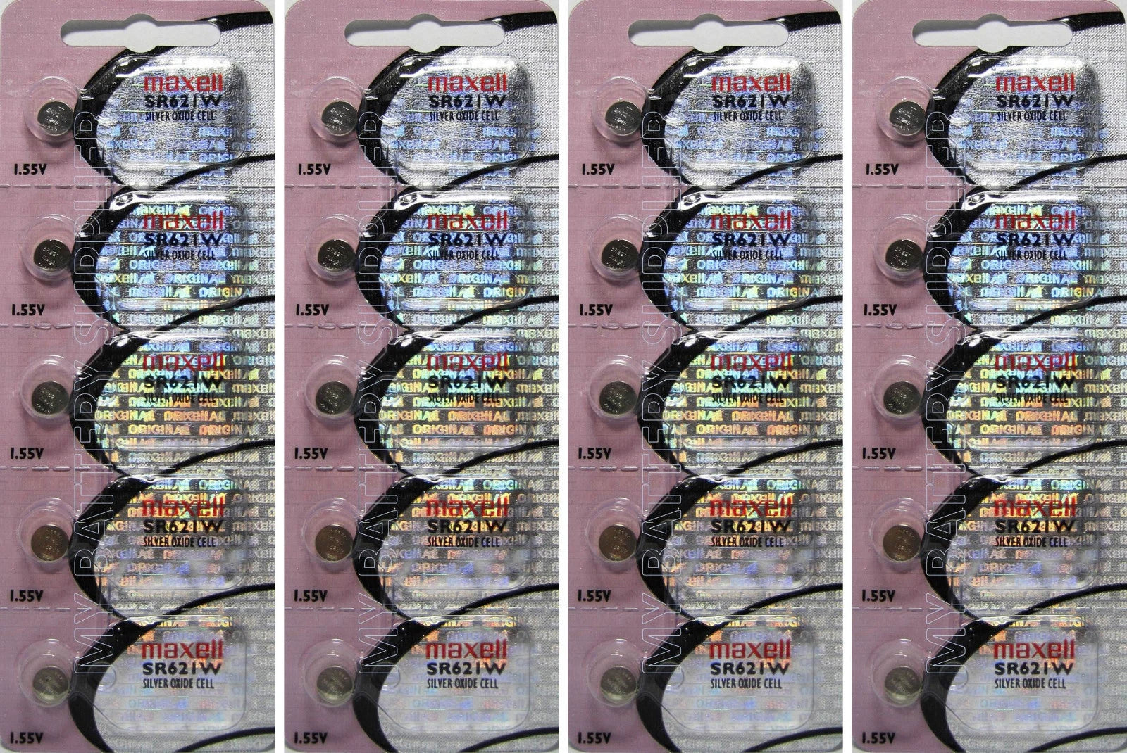 SR621W Battery Replacement Watch Battery Equivalent Maxell x 20