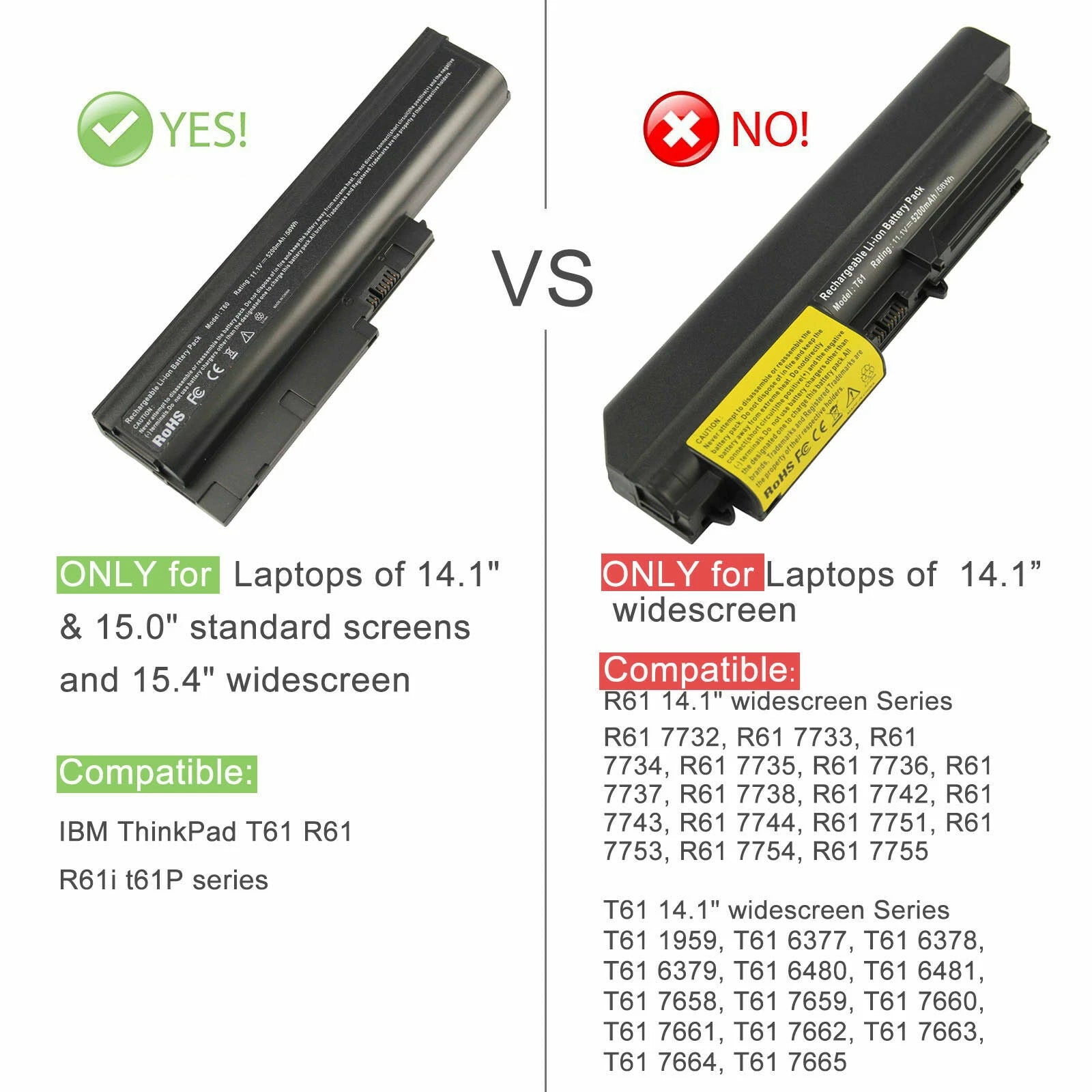 SL300 Battery For LENOVO IBM ThinkPad W500 T60p T500 T61p ASM 92P1138 92P1140