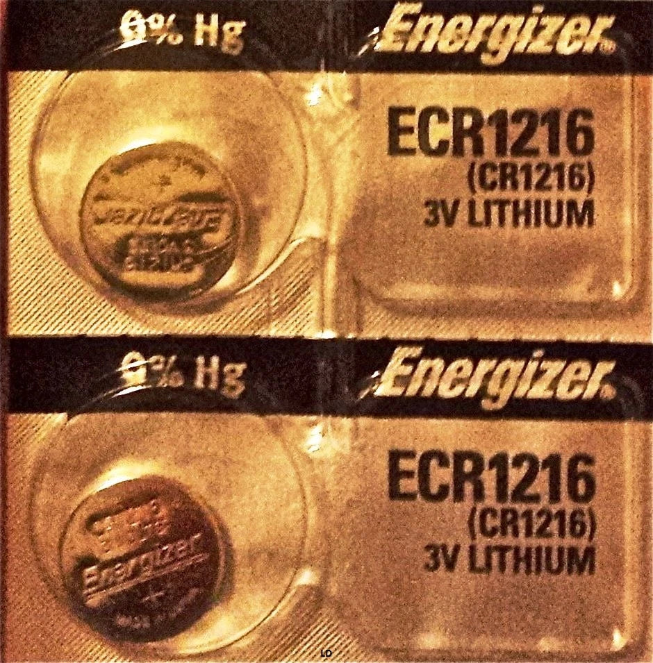 Energizer ECR1216 CR 1216 Lithium 3V Battery Brand New Authorized Seller