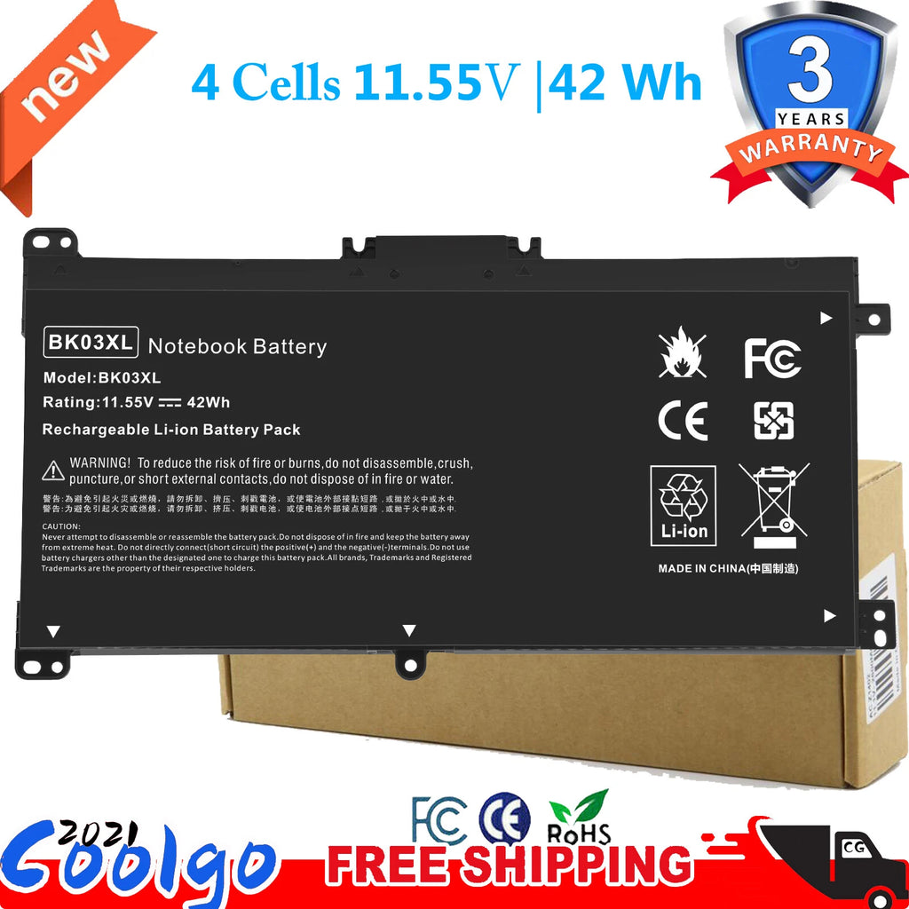 for HP Pavilion x360 14-ba153cl 14" Battery 11.55V 41.7Wh 916811-855 916366-421
