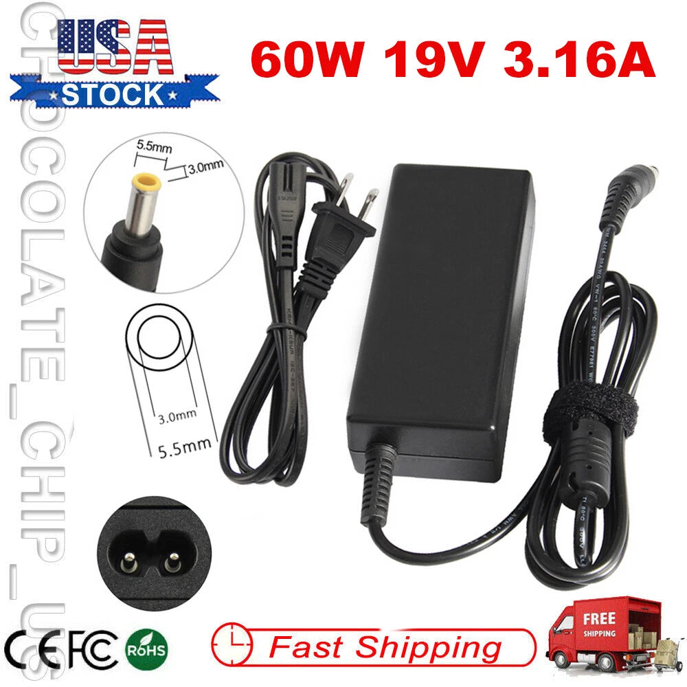 AC Adapter Charger For Samsung N110 N120 N130 N140 N145 N150 N210 N220 N310 N510