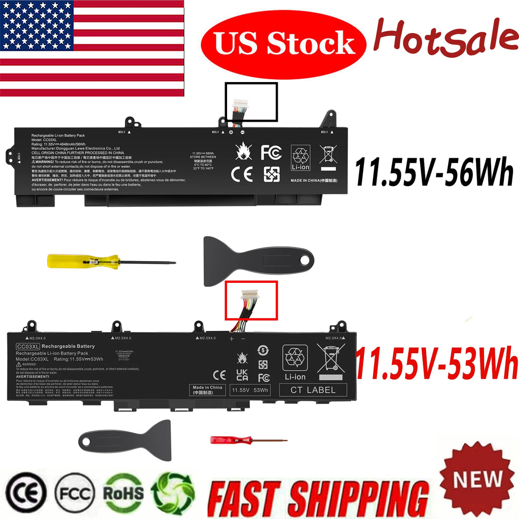 CC03XL Battery For HP ZBook Firefly 14 G7/G8 EliteBook 830 835 840 845 G7/G8