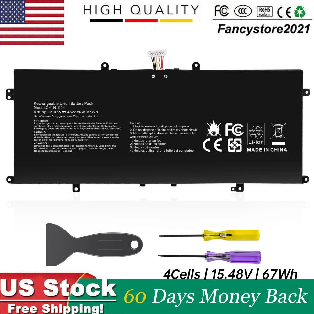 C41N1904 Battery for ASUS ZenBook 14 UX425 UX425UA UX425EA UX425JA 13 UX325EA