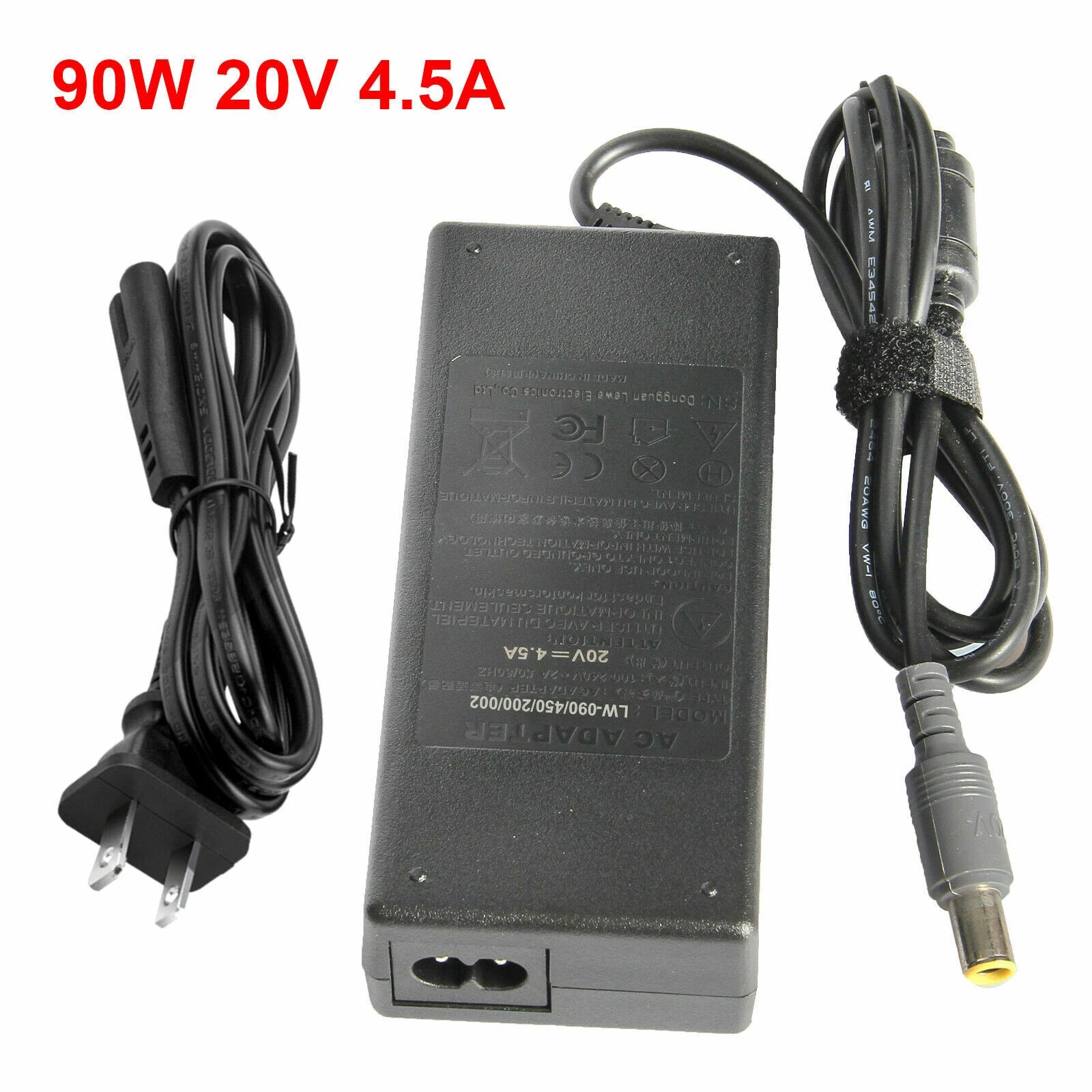 90W power charger AC Adapter for IBM Lenovo ThinkPad T400 T410 T60 R61 + cord US