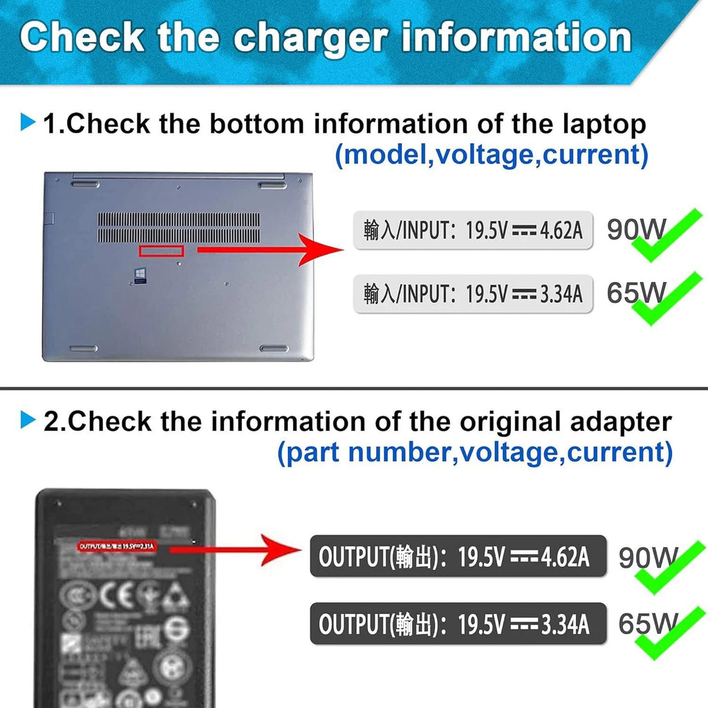 FOR DELL HA65NS5-00 90W Laptop AC Adapter Charger Power Supply Adaptor HA65NM130