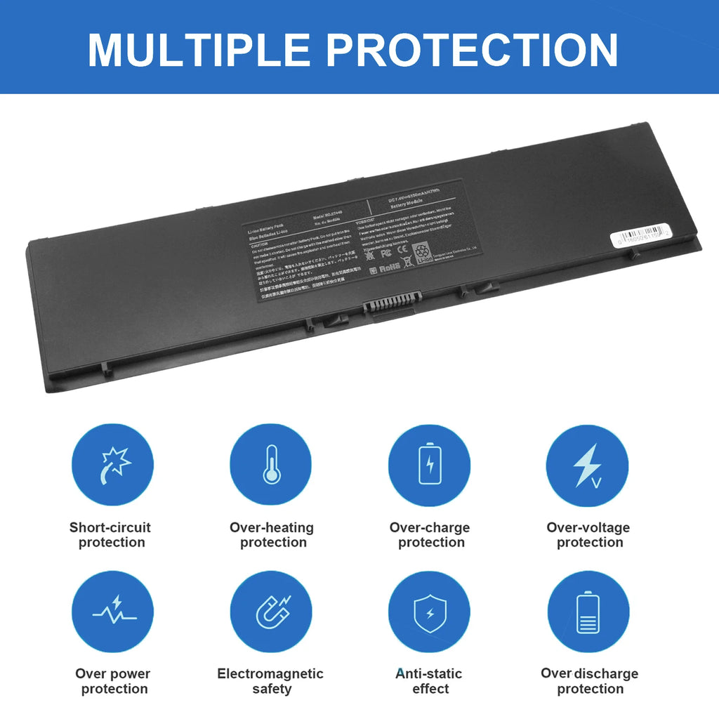 Replacement Battery For Dell Latitude E7440 E7450 E7420 451-BBFT 451-BBFV 34GKR