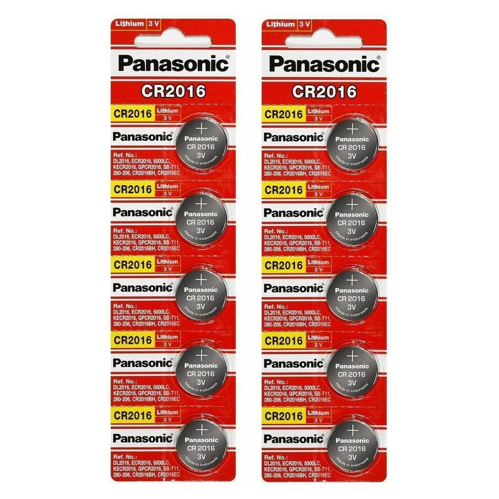 LOT 2-5-10NEW Panasonic 3V LITHIUM BATTERY CR2016 2016 BR2016 DL2016 Button Cell