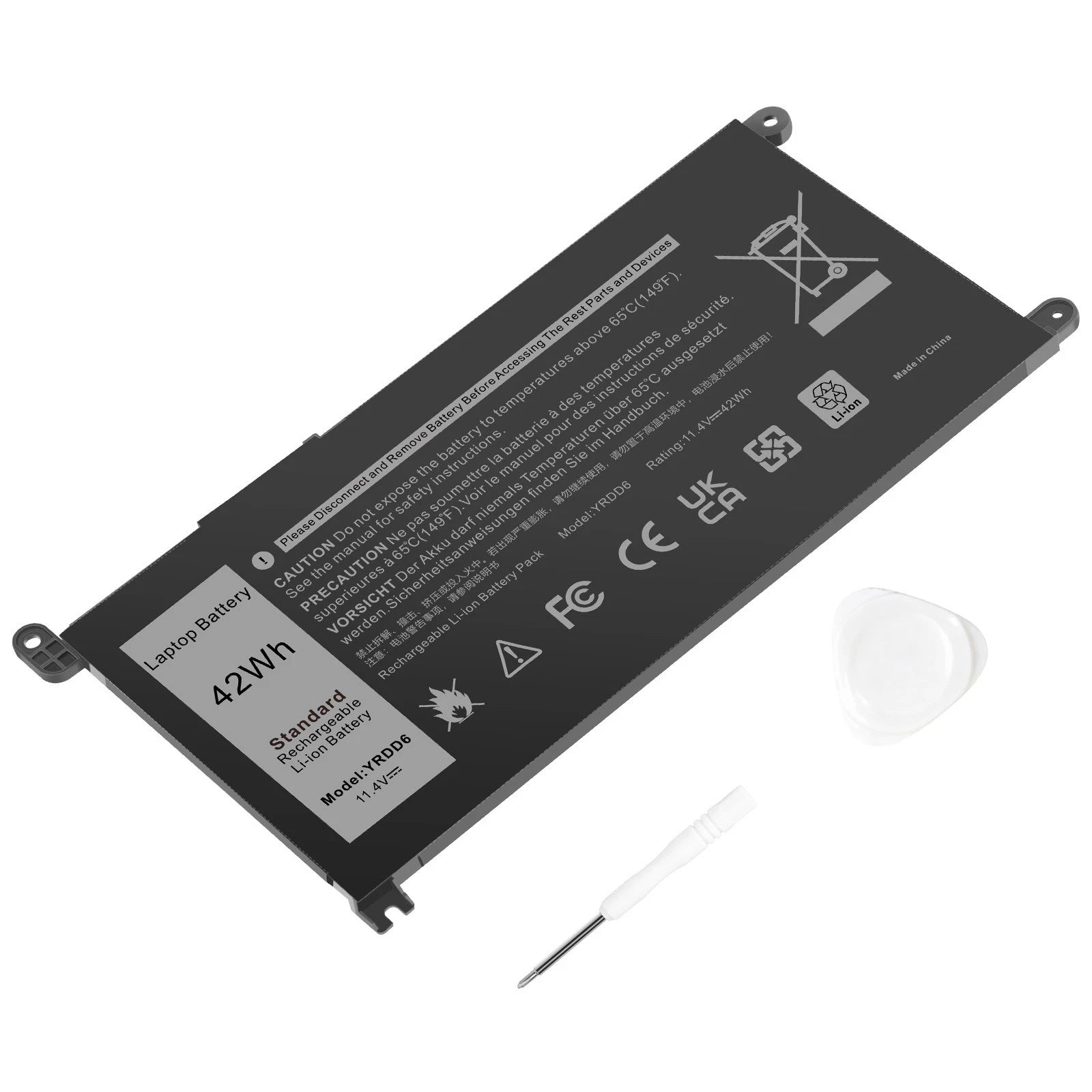 ?LOT 1-30x YRDD6 Battery For Dell Inspiron 14 15 Latitude 3310 2-in-1 1VX1H 42Wh