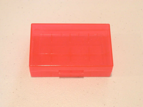 1 pc 20700 21700 PLASTIC STORAGE PROTECTIVE CASE HOLDER BOX BATTERY RED 2-bay