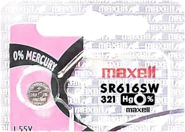 MAXELL SR616SW (321) 1 Silver Oxide Battery