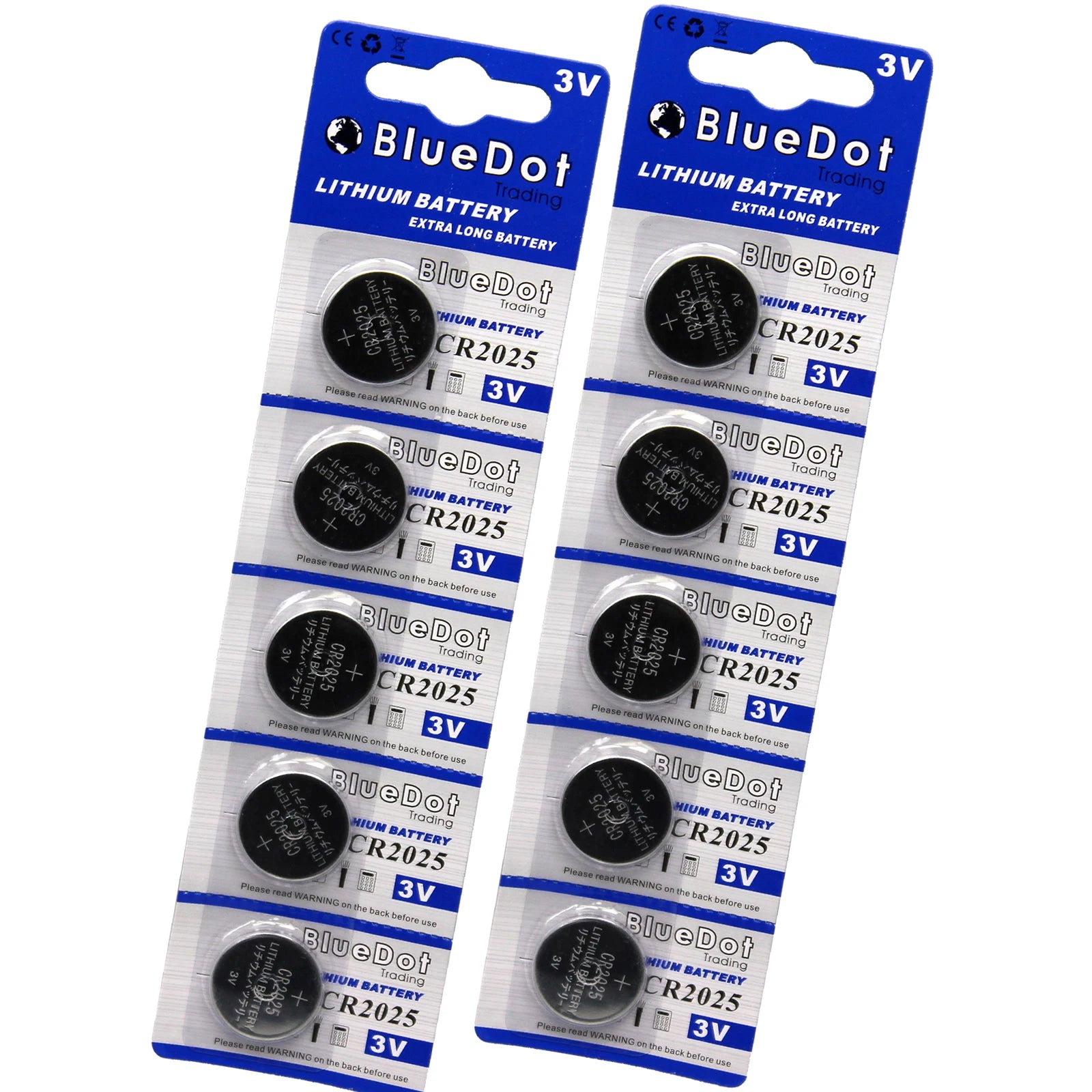 10 CR2025 CR 2025 BR 2025 DL2025 3 Volt Lithium Battery Button Cell USA US Ship