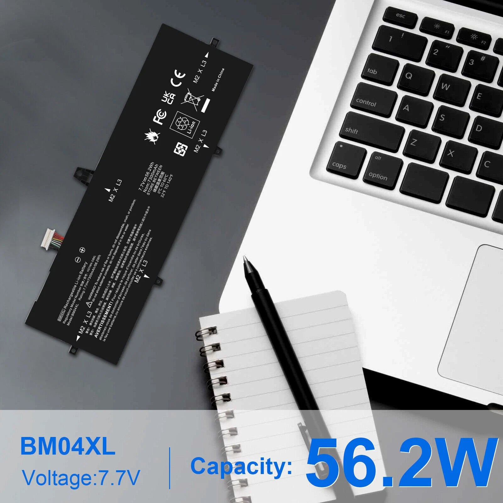 BM04XL Battery for HP EliteBook x360 1030 G3 G4 HSTNN-UB7L L02031-541 L02478-855