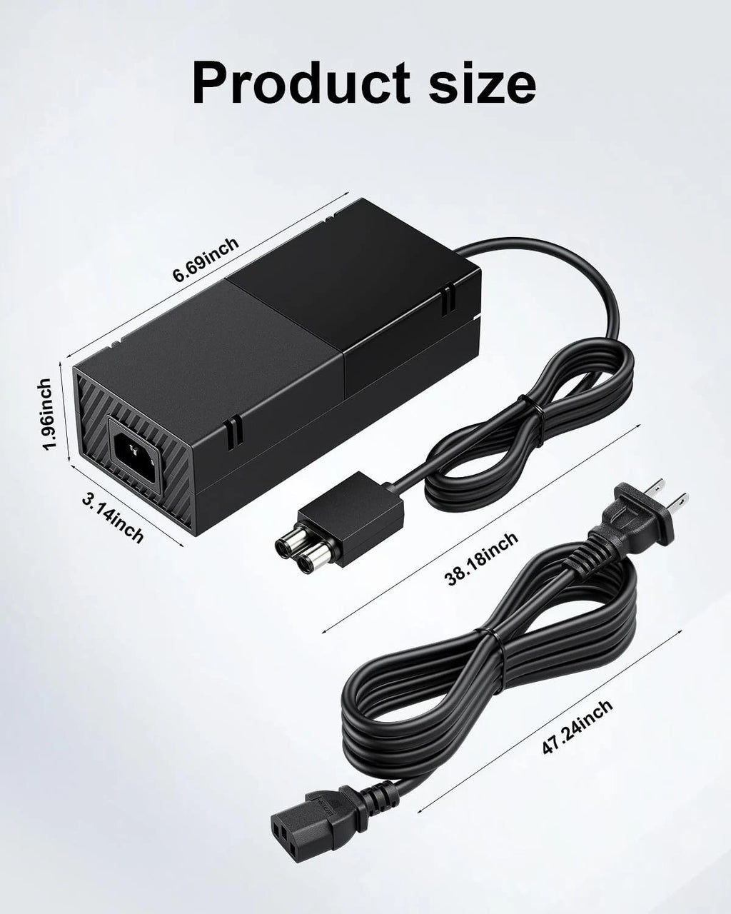 For Microsoft Xbox one Console Power Supply AC Adapter 135W 10.83A W/ Power Cord