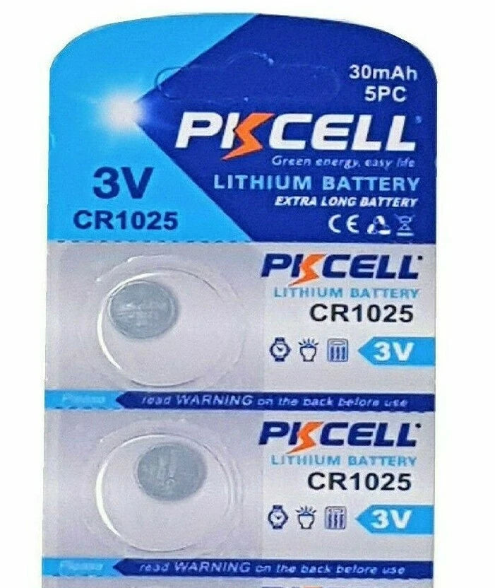 2PC CR1025 BR1025 5033LC 3V Lithium Batteries Button Coin Cell! FRESH USA seller
