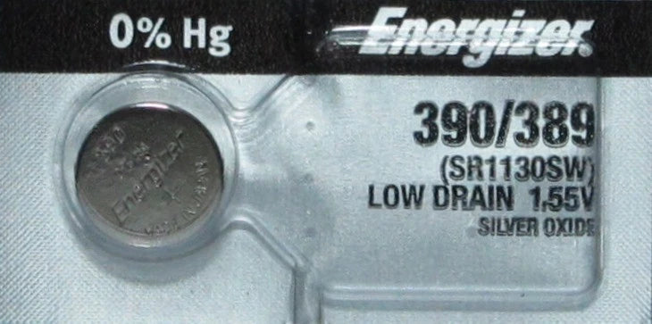 4 Energizer 390 389 Watch Battery 1.55V Batteries