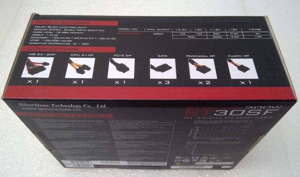 NEW SilverStone SST-ST30SF SFX Form Factor 300W 80Plus Bronze Power Supply