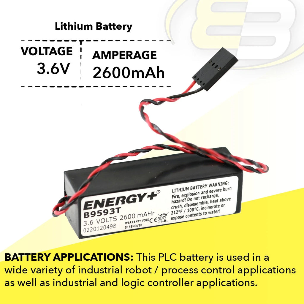 3.6V Lithium PLC Computer Backup Battery Compatible With TL-5242/W ER6K 486DX