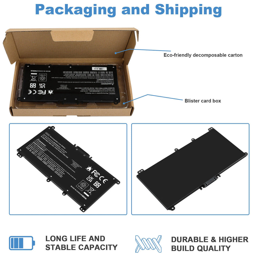 HW03XL Battery For HP Pavilion 15-EG 15-EH 17-CN 17-CP L97300-005 L96887 41.04Wh