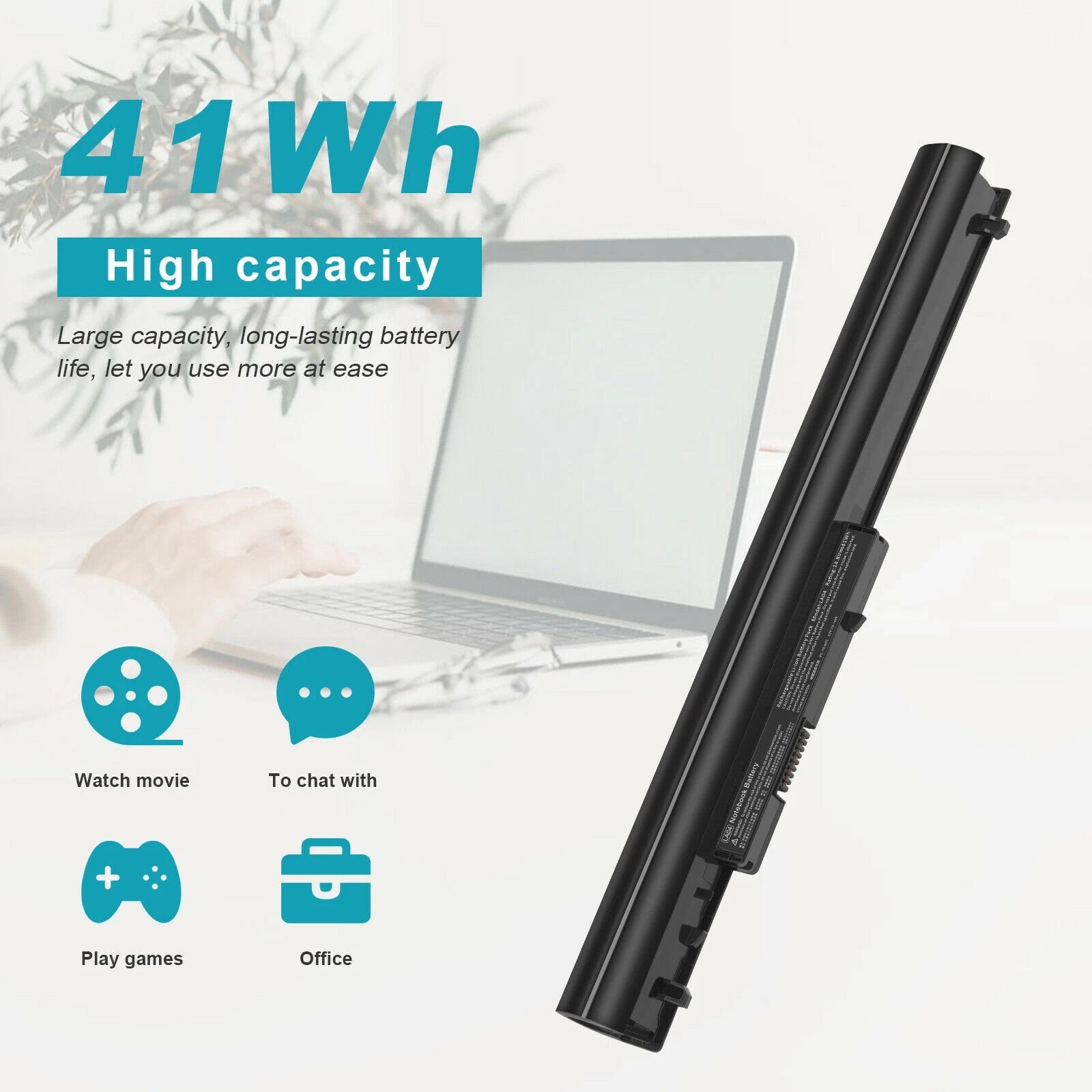 LA03 LA04 Battery For HP 15-F233WM 15-F247NR 15-F271WM 15-F272WM 776622-001 US