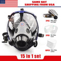 US Facepiece Respirator Full Face Similar 6800 Gas Mask Suit Painting Spraying