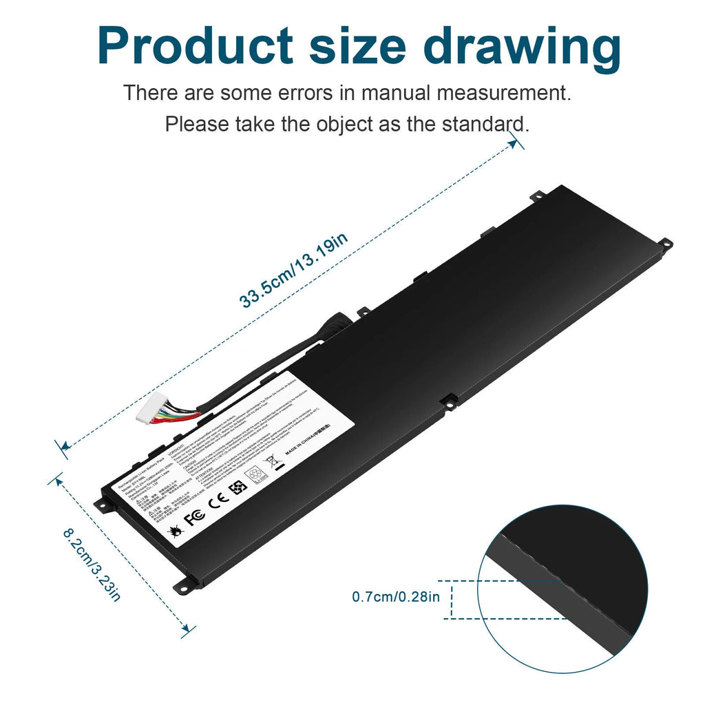 NEW BTY-M6L Battery For MSI GS65 GS75 GS60 Stealth Thin P65 P75 Creator MS-16Q2