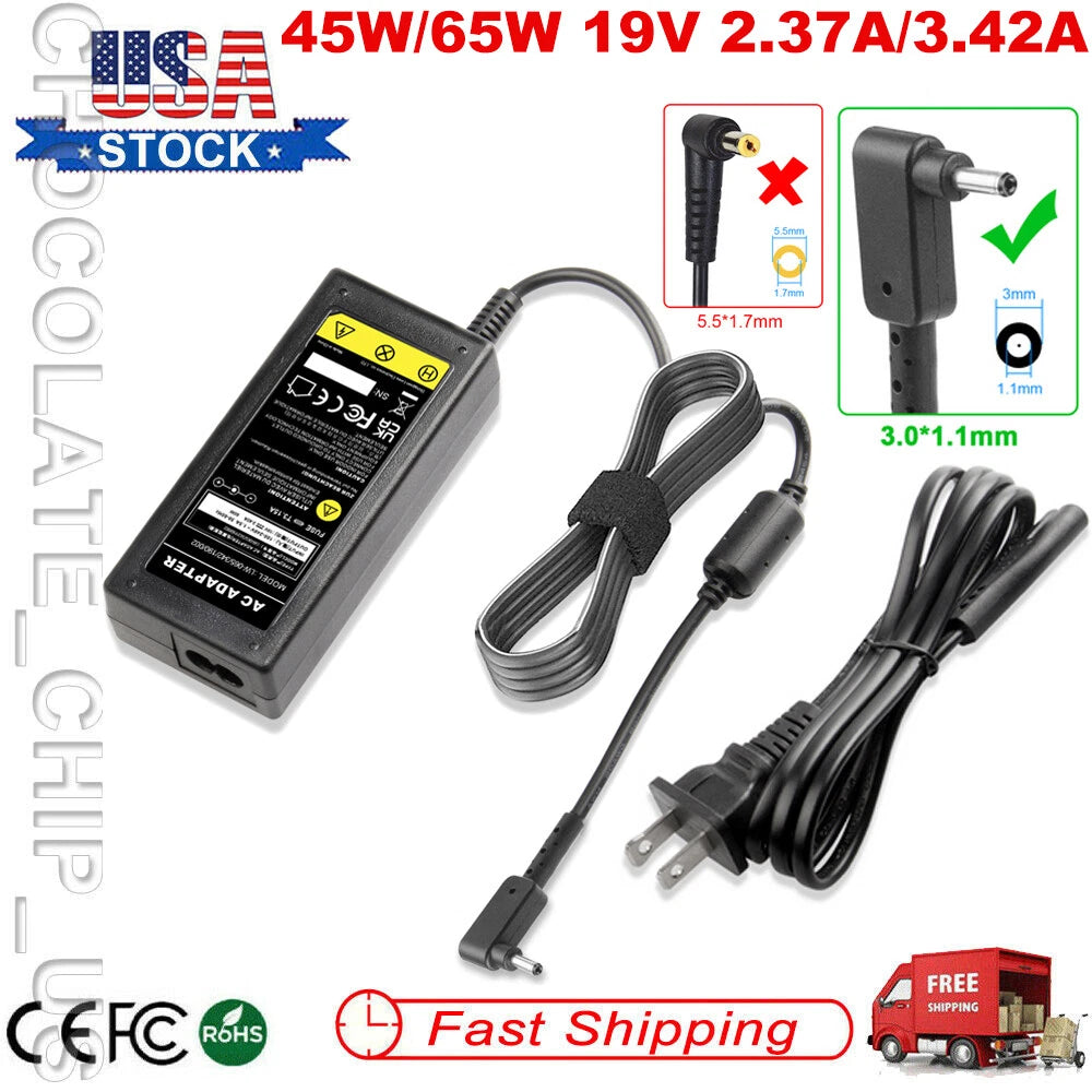 AC Adapter Charger for Acer Chromebook 11 13 14 15 C720 C740 CB3 CB5-132T C738T
