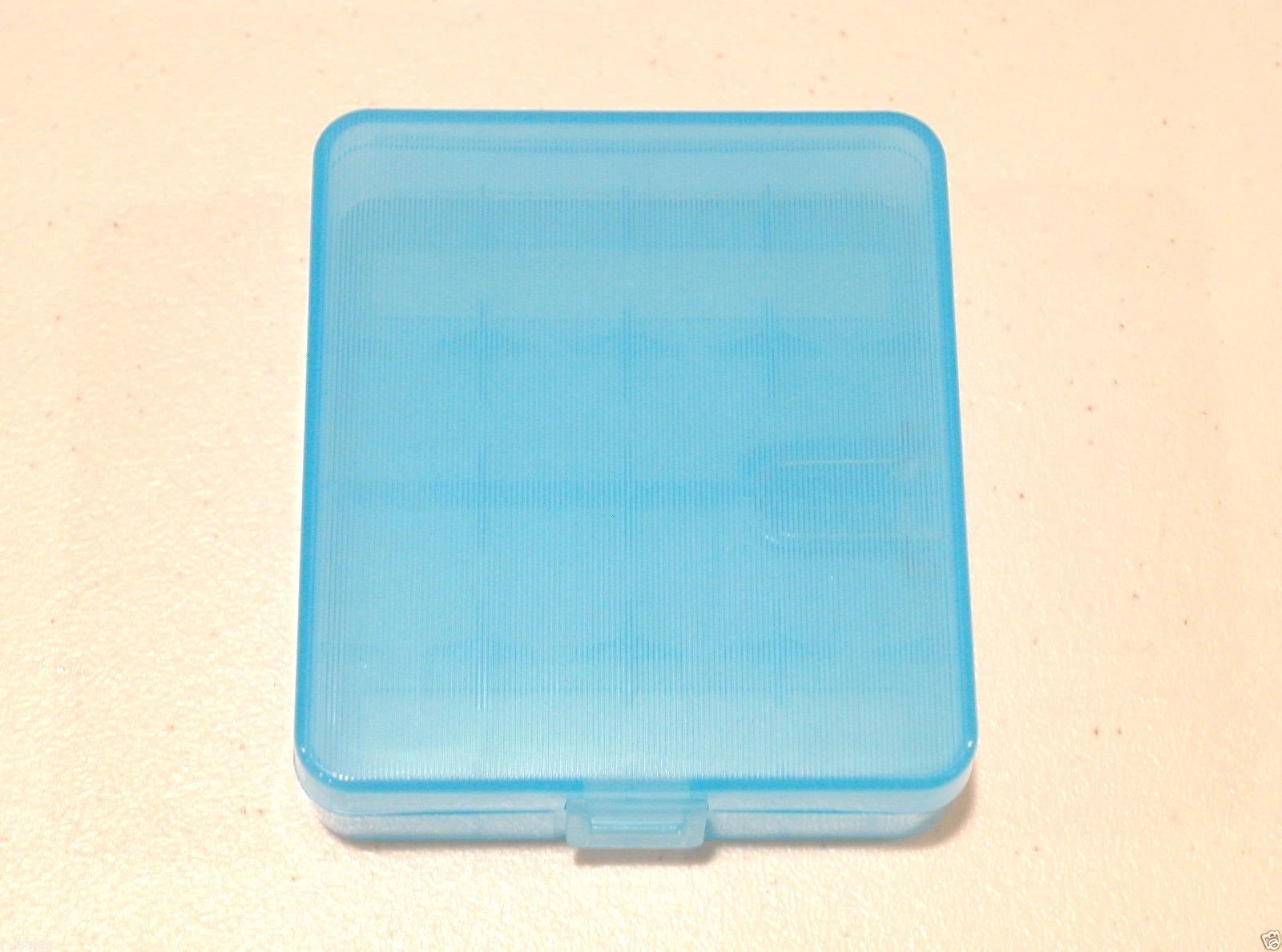 1 pc Blue Hard Plastic Case Holder Storage Box For 4 x 18650 Battery (4 bay)