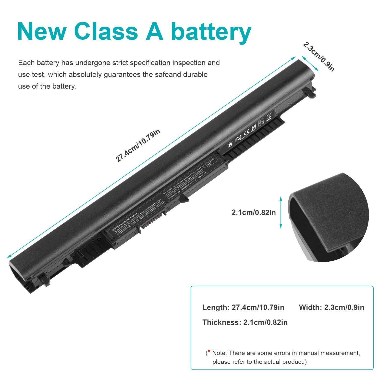 HS04 HS03 Battery for HP Spare 807612-421 807957-001 807956-001 HSTNN-LB6U 41Wh