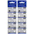 20 x BlueDot AG2 396A LR726 SR726SW CX59 LR59 SR59 397 Alkaline Watch Battery US