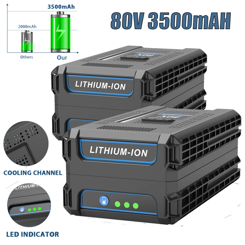 For Kobalt 80V Lithium Battery 3.5Ah KB2580-06 KB580-06 KRC 80-06 KRC 0280-06