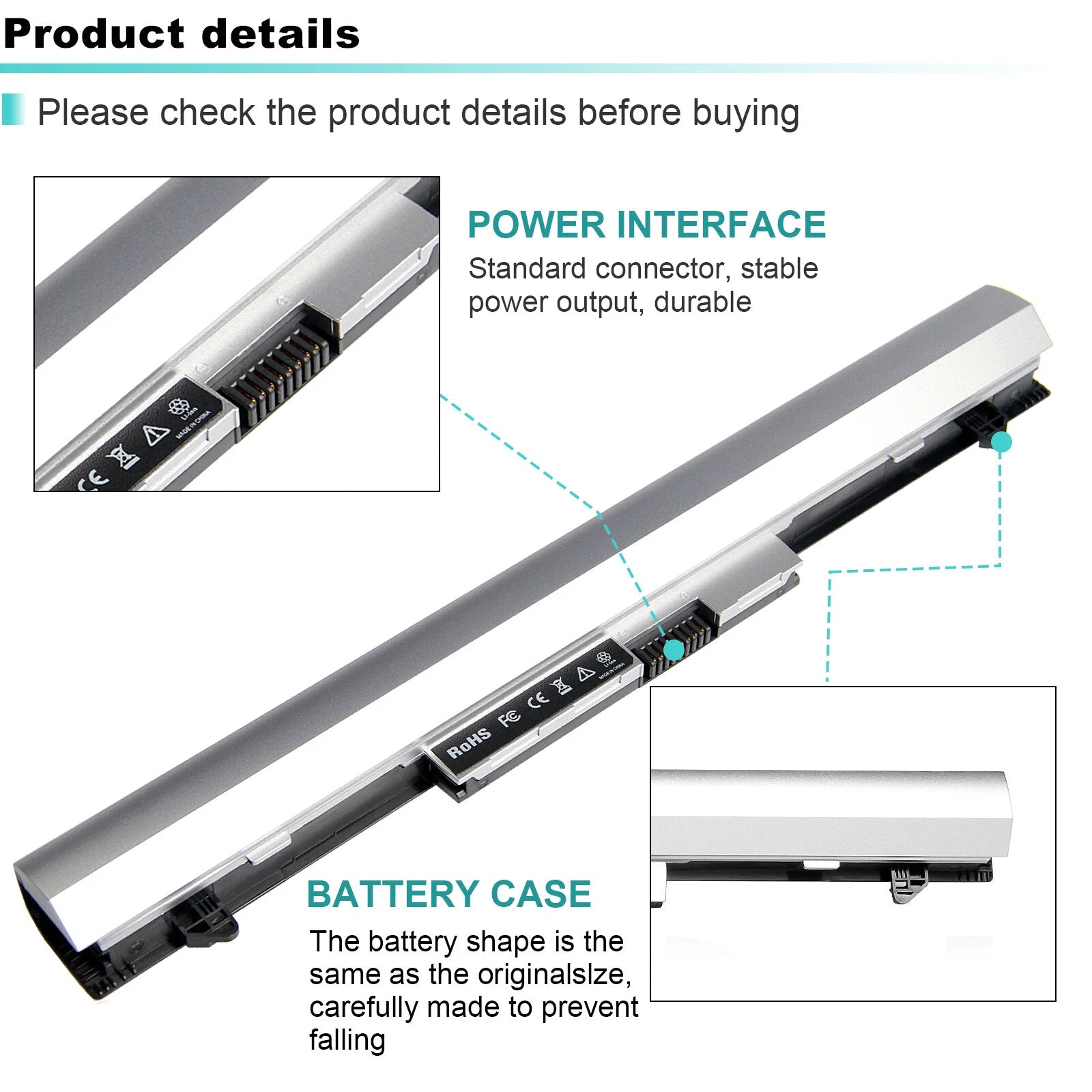 ?RO04 Battery For HP ProBook 400 430 440 G3 RO06XL R0O6XL 805292-001 HSTNN-LB7A