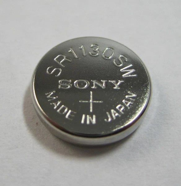 Sony Silver Oxide 390 SR1130SW Watch Battery Made in Japan 5 Pcs