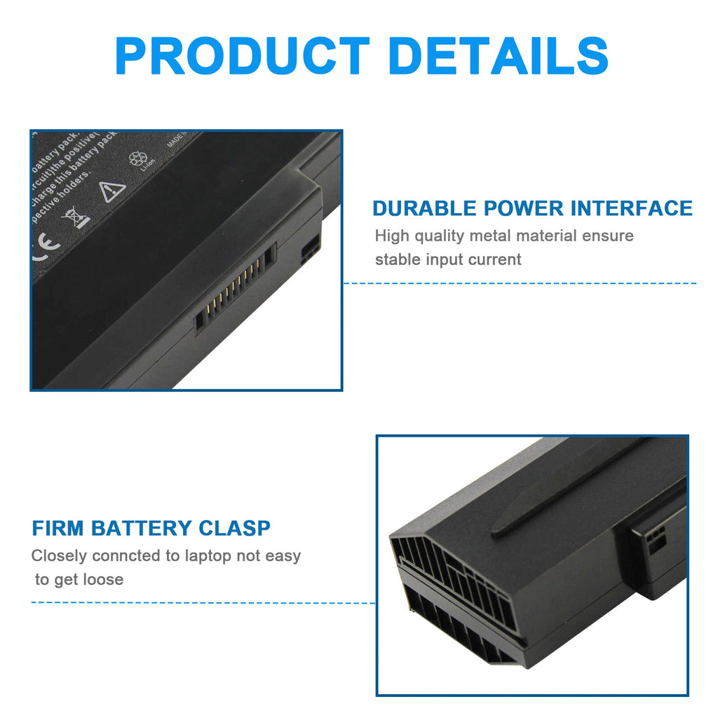 5200mAh Battery for ASUS G73 A42-G73 G73-52 G73JH G73JW G73j G53 G73SW G53S