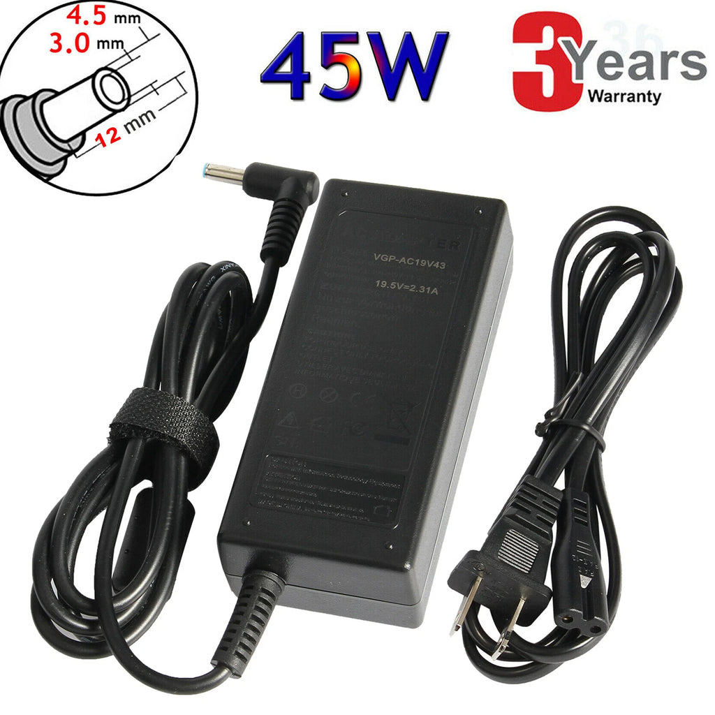 45W AC Laptop Adapter Power Supply for HP Stream 11 13 14 Split Pavilion X360