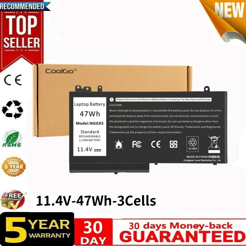 NGGX5 Battery For Dell Latitude E5270 E5470 E5570 Precision M3510 JY8DF 954DF PC
