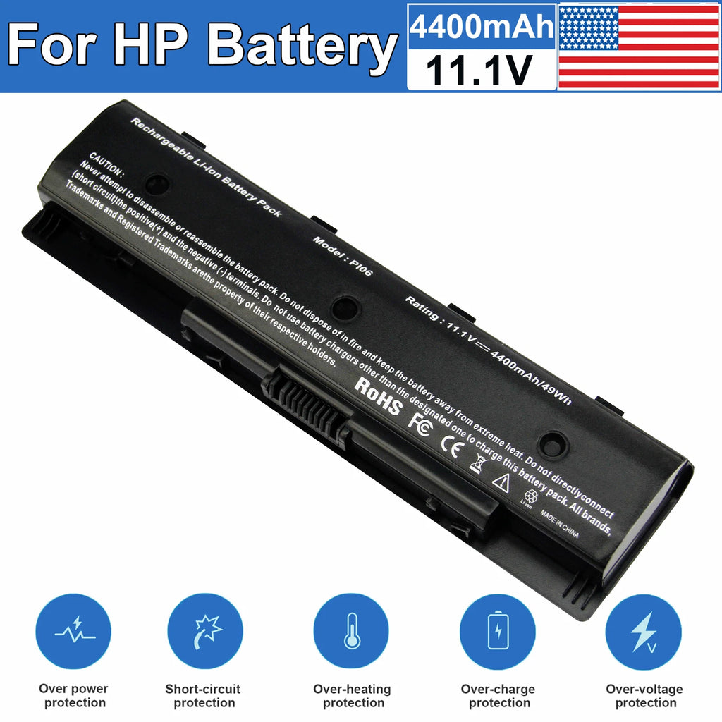 ??LOT 100X PI06 P106 Battery For HP Envy 15 17 709988-421 710416-001 HSTNN-LB4N