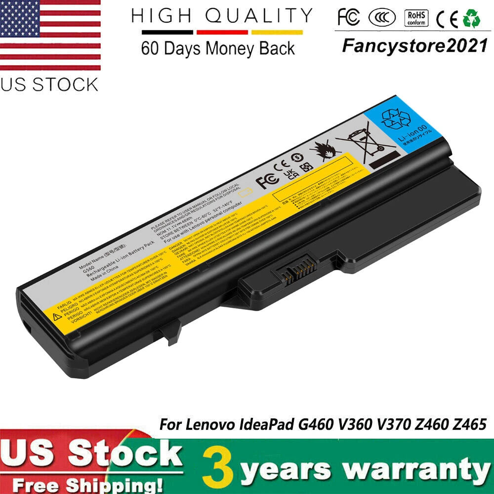 ? Laptop Battery for Lenovo IdeaPad G460 G560 Z460 Z560 Z565 L09S6Y02 L09M6Y02