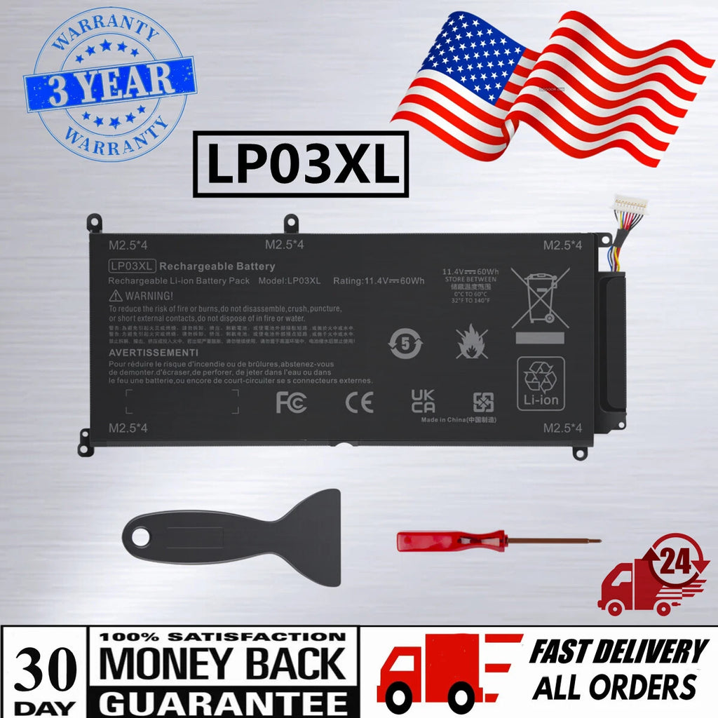 LP03XL Battery For HP Envy 15Z-AH000 M6-AE151DX M6-P013DX M6-P014DX 805094-005