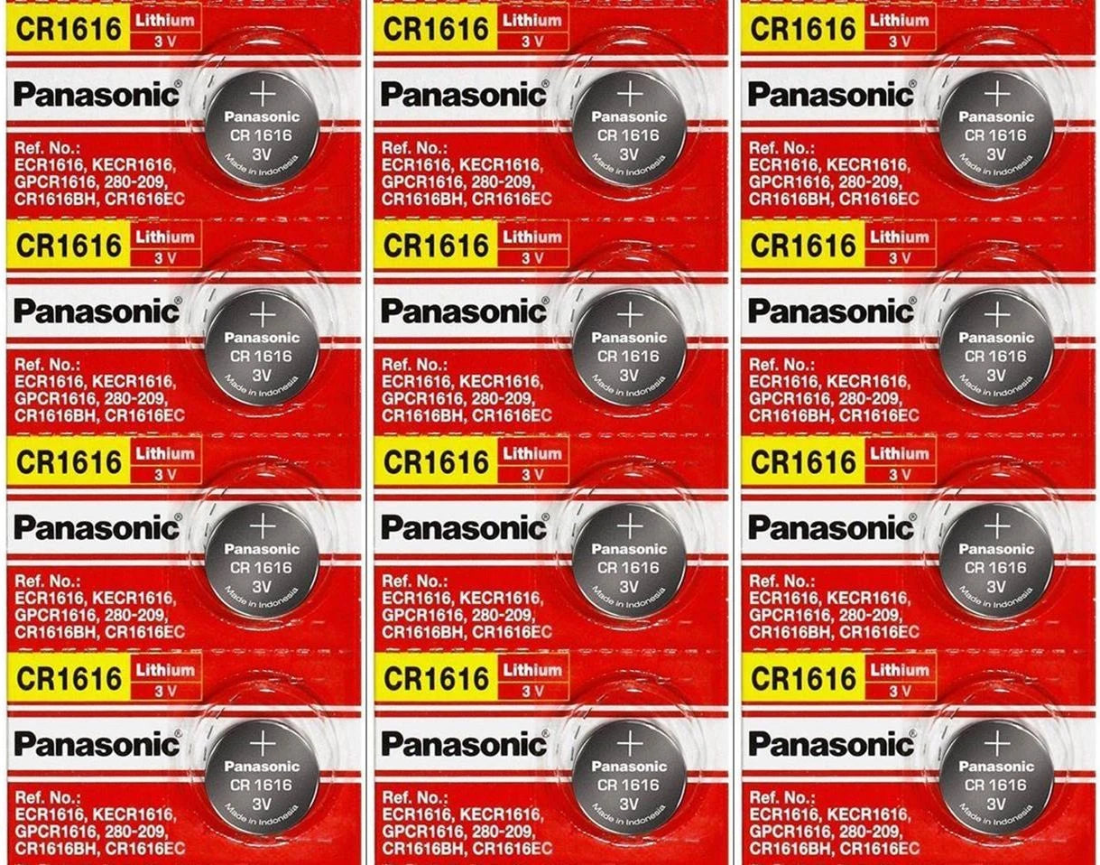 12 x Panasonic Battery - CR1616 1616 3V 3 Volt Lithium Coin Size Battery