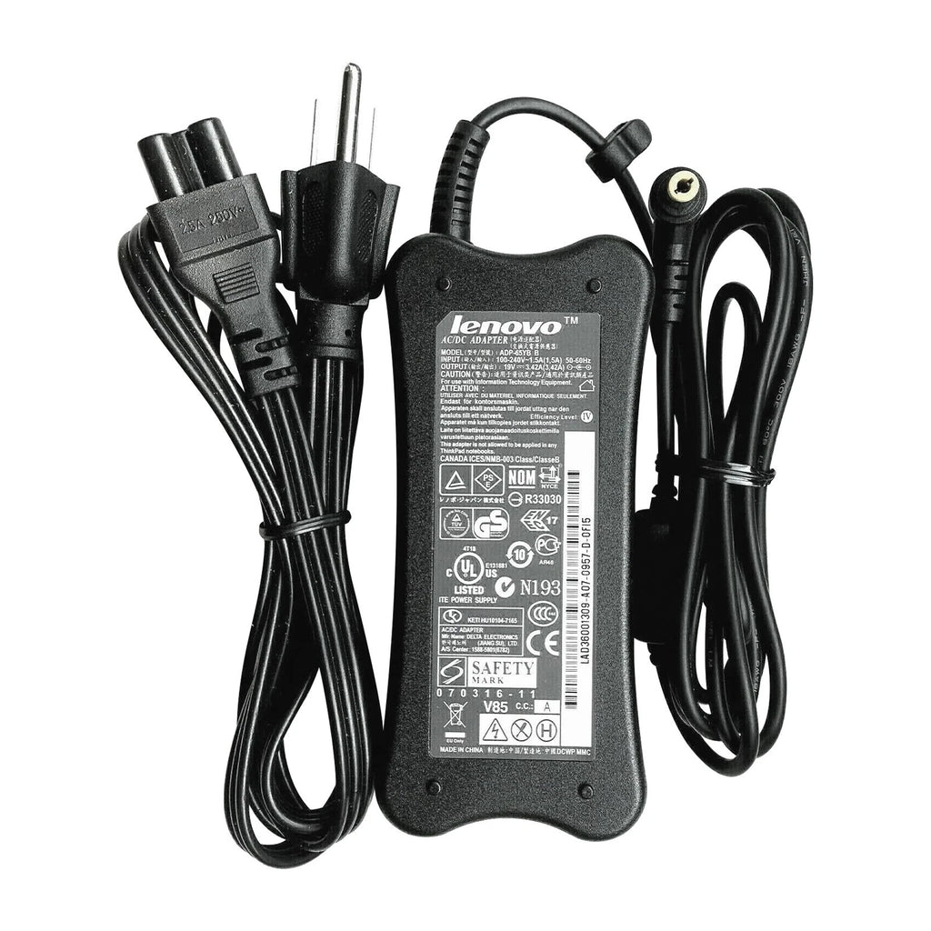 New Genuine Lenovo AC Power Adapter 65W for Laptop Ideapad Y410P Y510p Charger