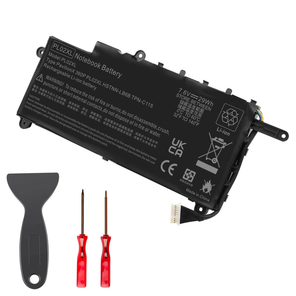 ?Laptop Battery PL02XL for HP Pavilion 11 X360 11-N010DX 751681-421, HSTNN-DB6B