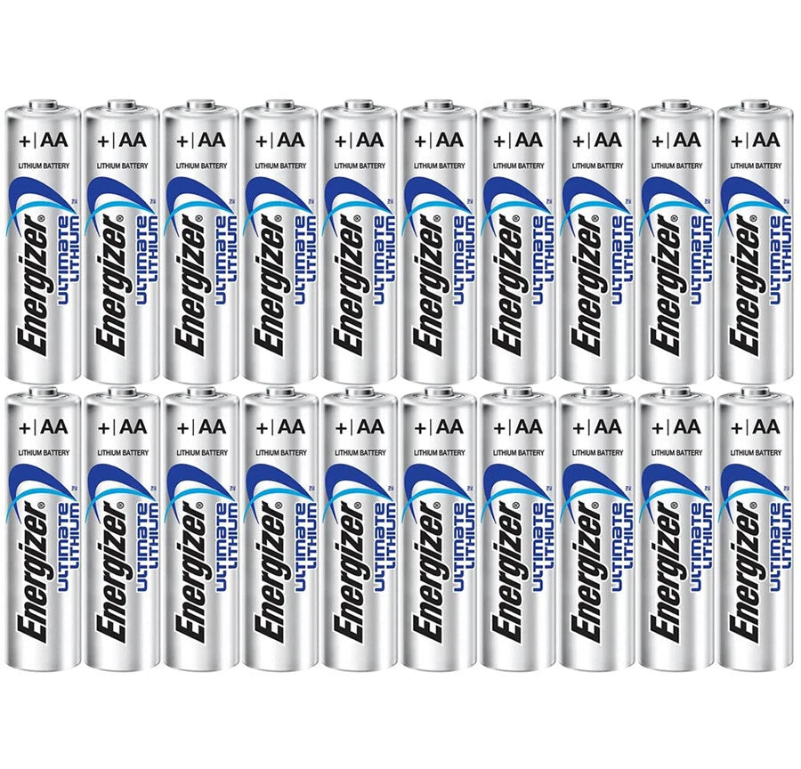20 Count Energizer AA Ultimate Lithium L91 Batteries FRESH SEALED